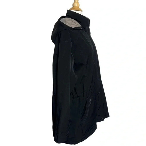 Forecaster of Boston 3X black +‎ tan trim utility style water resistant coat - Picture 4 of 12